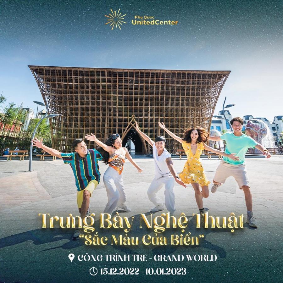 Bistro Hotel Grand World Phu Quoc Bagian luar foto